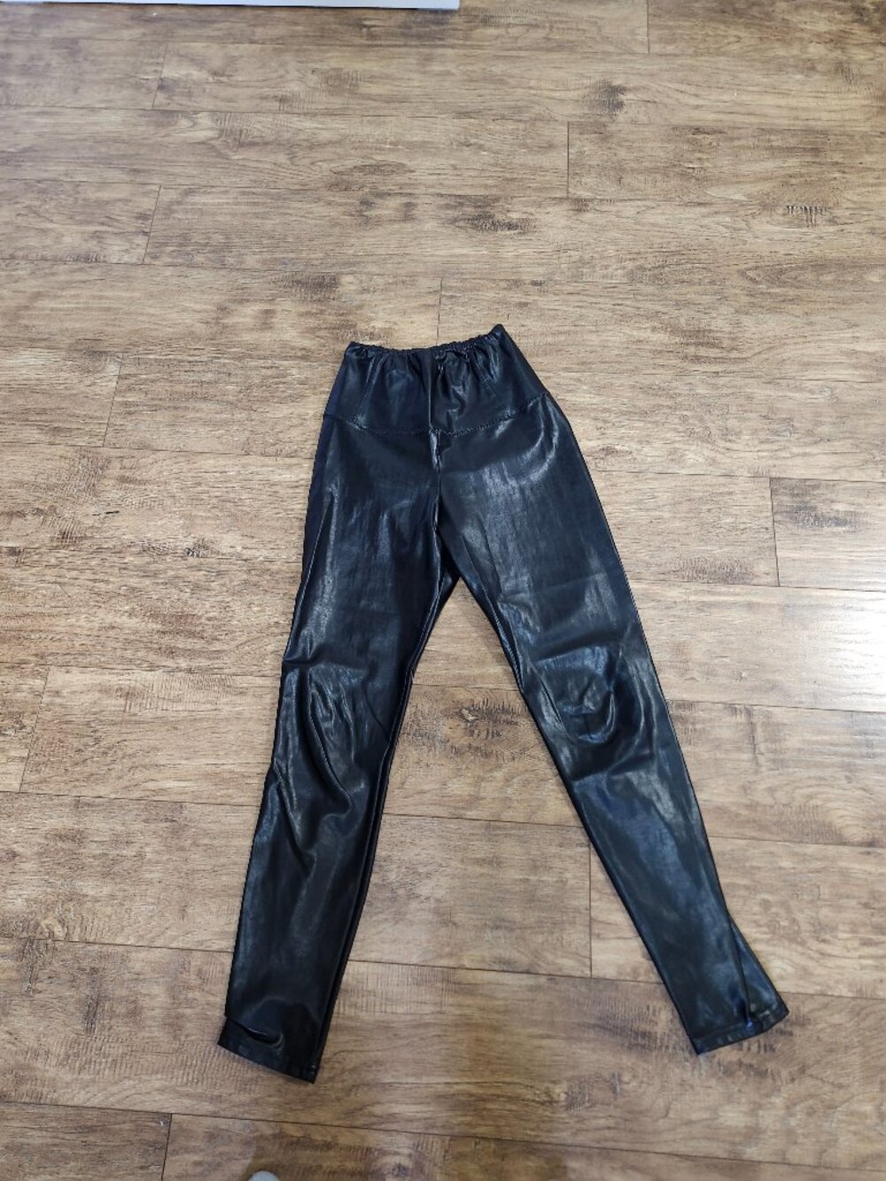 Vegan leather leggings